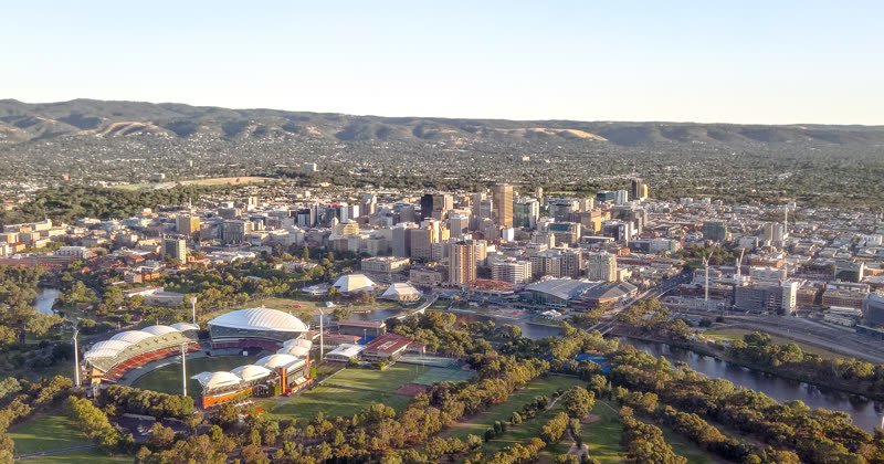 Adelaide city centre, the venue for Hypergen's in-person Microsoft 365 Copilot training