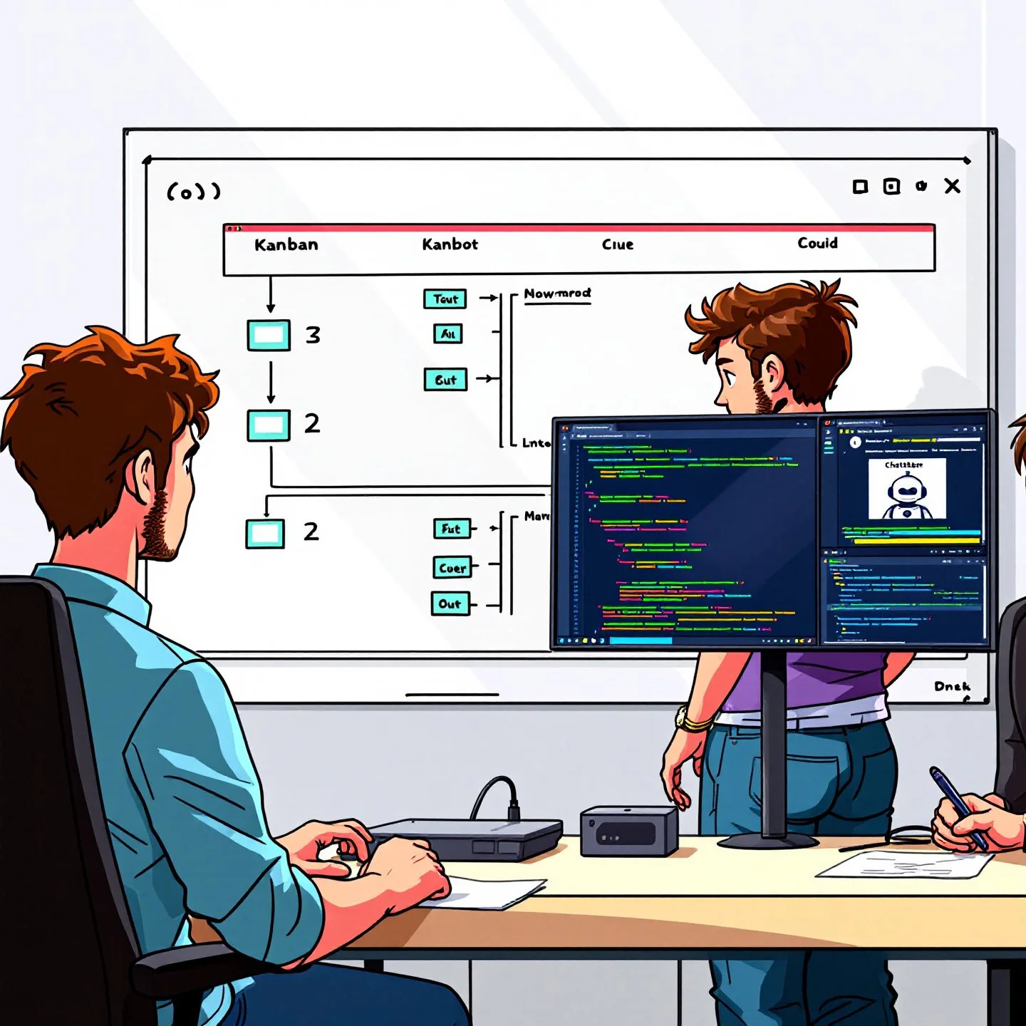 AI-generated visualisation of vehicle safety inspection using computer vision